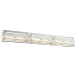 Soiree Bathroom Vanity Light - Polished Nickel / Crystal