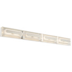 Soiree Bathroom Vanity Light - Polished Nickel / Crystal