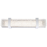 Verandah Bathroom Vanity Light - Polished Chrome / Crystal