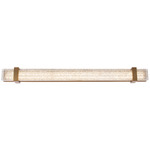 Verandah Bathroom Vanity Light - Aged Brass / Crystal