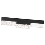 Chandler Bathroom Vanity Light - Black / Crystal