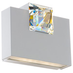 Madison Wall Sconce - Titanium Silver / Swarovski Crystal