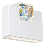 Madison Wall Sconce - White / Swarovski Crystal