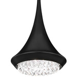 Verita Pendant - Black / Optic Crystal