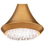 Verita Pendant - Heirloom Gold / Optic Crystal