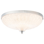 Roma Wall / Ceiling Light - Polished Chrome / Optic Crystal