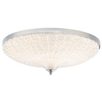 Roma Wall / Ceiling Light - Polished Chrome / Optic Crystal