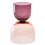 Crescent Vessel - Plum & Copper Ruby