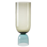 Crescent Vessel - Tourmaline & Steel Blue