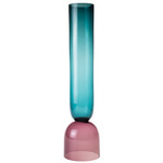 Crescent Vessel - Pine Tree Green & Plum