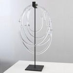 Lasso Object on Stand - Dark Oxidized / Clear