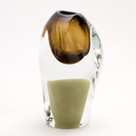 Lava Object - Clear / Pea Green & Olivin