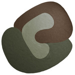 Riff Rug with Rug Pad - Green Multi