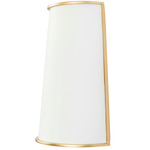 Coco Wall Sconce - French Gold / Matte White