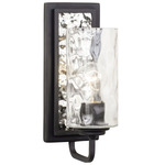 Hammer Time Wall Sconce - Carbon / Polished Stainless / Clear