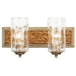 Hammer Time Bathroom Vanity Light - Havana Gold / Cinnamon / Clear