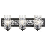 Hammer Time Bathroom Vanity Light - Carbon / Polished Stainless / Clear