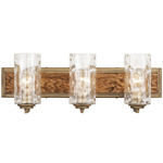 Hammer Time Bathroom Vanity Light - Havana Gold / Cinnamon / Clear