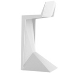 Voxel Outdoor Bar Stool - White