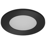 ECO 1IN Round Wet Location Trim - Black