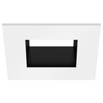 ECO 3IN Square Fixed Downlight Trim - White / Black