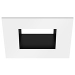 ECO 3IN Square Fixed Downlight Trim - White / Black