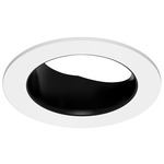 ECO 3IN Round Adjustable Trim - White / Black