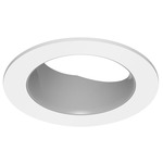 ECO 3IN Round Adjustable Trim - White / Silver