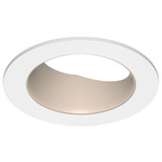 ECO 3IN Round Adjustable Trim - White / Champagne