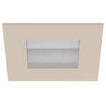 ECO 3IN Square Fixed Wall Wash Trim - Champagne
