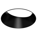 ECO 3IN Round Adjustable Flangeless Trim - Black