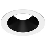 ECO 5IN Round Fixed Downlight Trim - White / Black