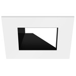 ECO 5IN Square Adjustable Trim - White / Black