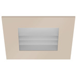 ECO 5IN Square Fixed Wall Wash Trim - Champagne