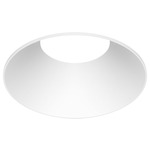ECO 5IN Round Fixed Flangeless Downlight Trim - White