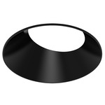 ECO 5IN Round Adjustable Flangeless Trim - Black