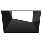 ECO 5IN Square Adjustable Flangeless Trim - Black