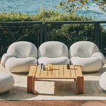 Pacha 3-Seat Outdoor Sofa - Moss Gray / Outdoor Lorkey 40