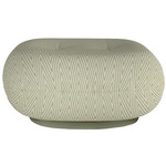 Pacha Outdoor Swivel Ottoman - Moss Gray / Outdoor Chevron 008