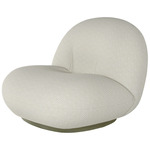 Pacha Outdoor Swivel Lounge Chair - Moss Gray / Outdoor Chevron 002
