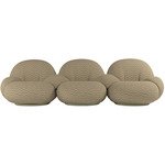 Pacha 3-Seat Outdoor Sofa - Moss Gray / Outdoor Chevron 022
