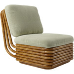 Bohemian 72 Lounge Chair - Antique Gloss Rattan / Chevron Outdoor 008