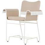 Tropique Outdoor Dining Chair - White / Leslie 12