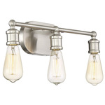 Amy Bathroom Vanity Light - Brushed Nickel