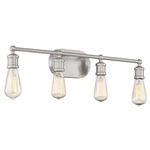 Amy Bathroom Vanity Light - Brushed Nickel
