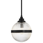 Hillary Pendant - Matte Black