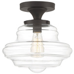 Lori Ceiling Light Fixture - Oil Rubbed Bronze / Clear