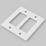 Buster + Punch Metal Wall Plate - White