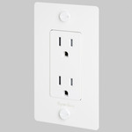 Buster + Punch Metal Complete Duplex Outlet - White