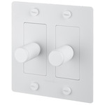 Buster + Punch Metal Complete Dimmer Switch - White